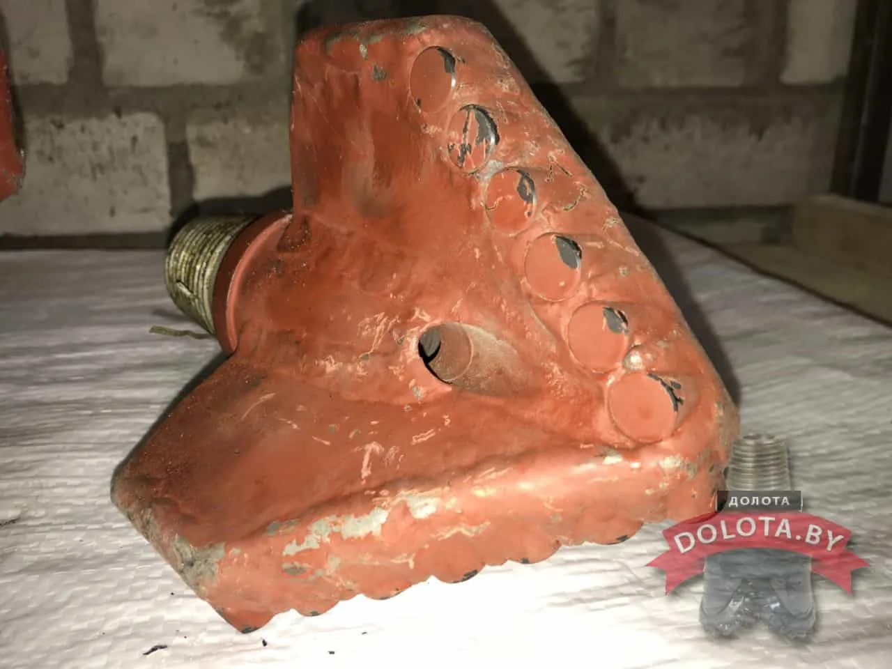 Долото трехлопастное 160 с алмазными вставками
